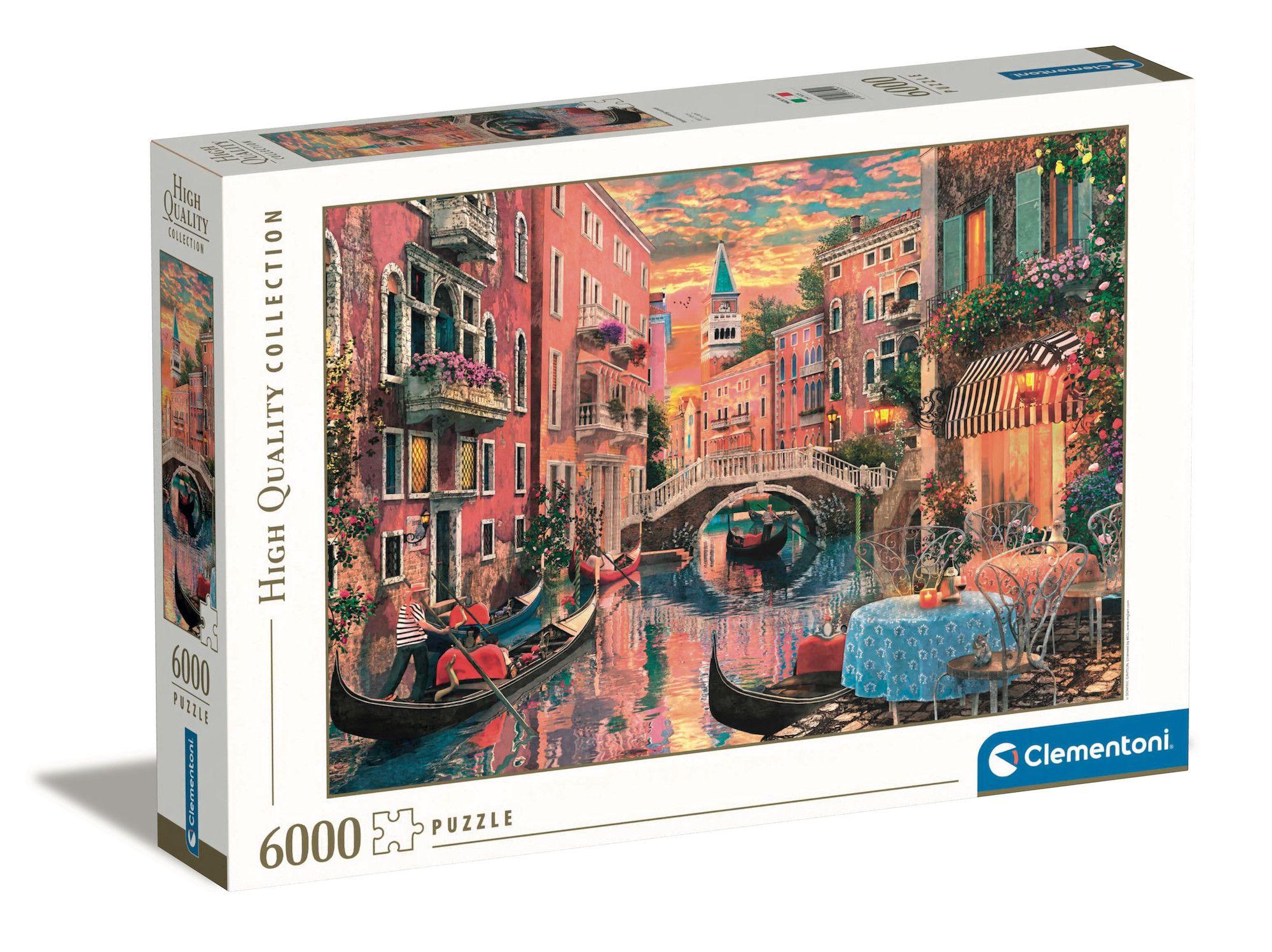 Puzzle 6000 piezas Atardecer en Venecia-0