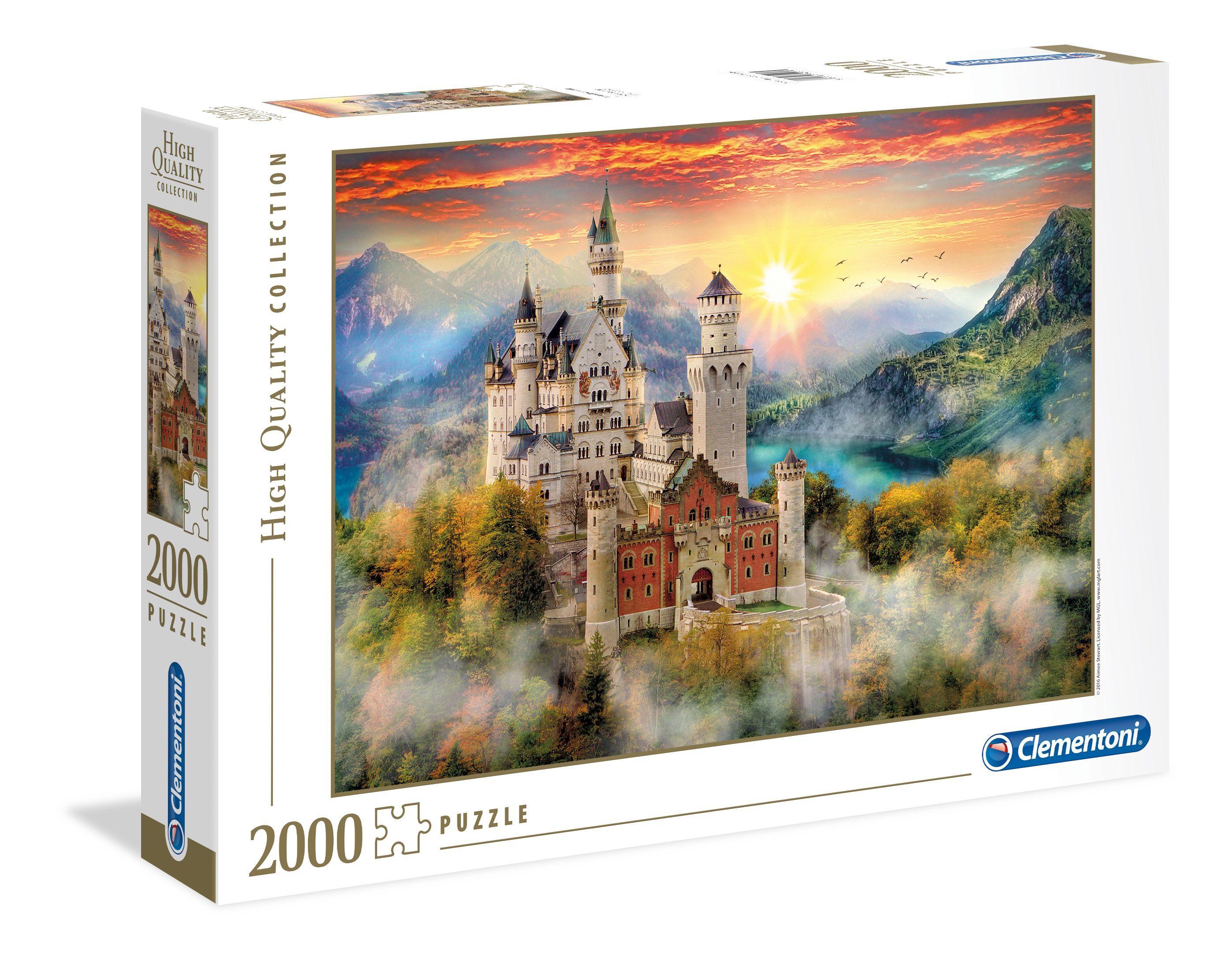 Puzzle 2000 piezas Neuschwastein-0