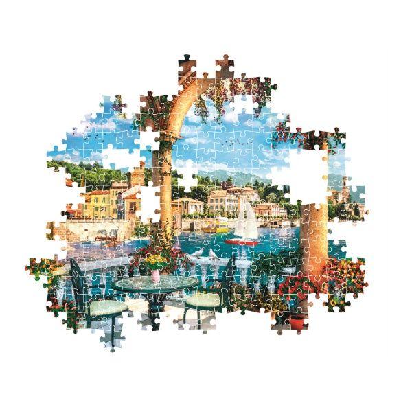 Puzzle 1000 piezas Vista al Lago de Como Compact-2