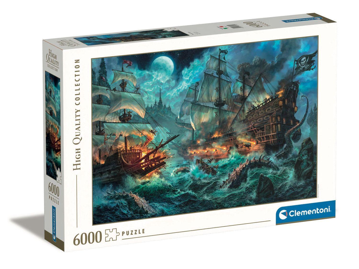 Puzzle 6000 piezas Barco Pirata-0