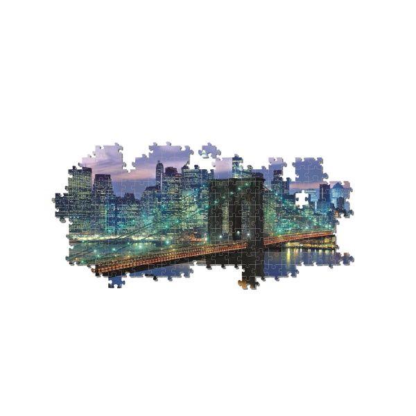 Puzzle 1000 piezas Panorama Puente de Brooklyn Nueva York Conpact-2