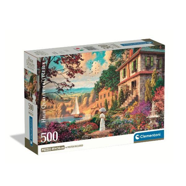 Puzzle 500 piezas Paseo Victoriano Compact-0