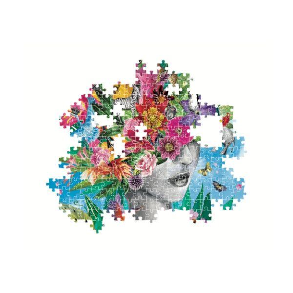 Puzzle 500 piezas Cabeza en la Jungla Compact-2
