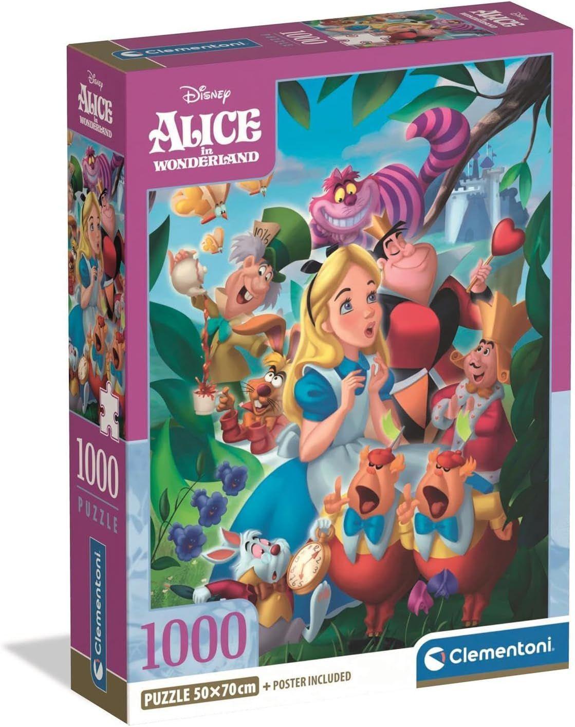 Puzzle 1000 piezas Alicia en el Pais de las Maravillas-0