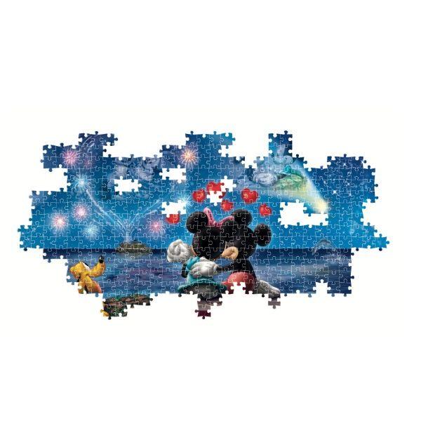 Puzzle 1000 piezas  Panorama Mickey y Minnie Compact-2