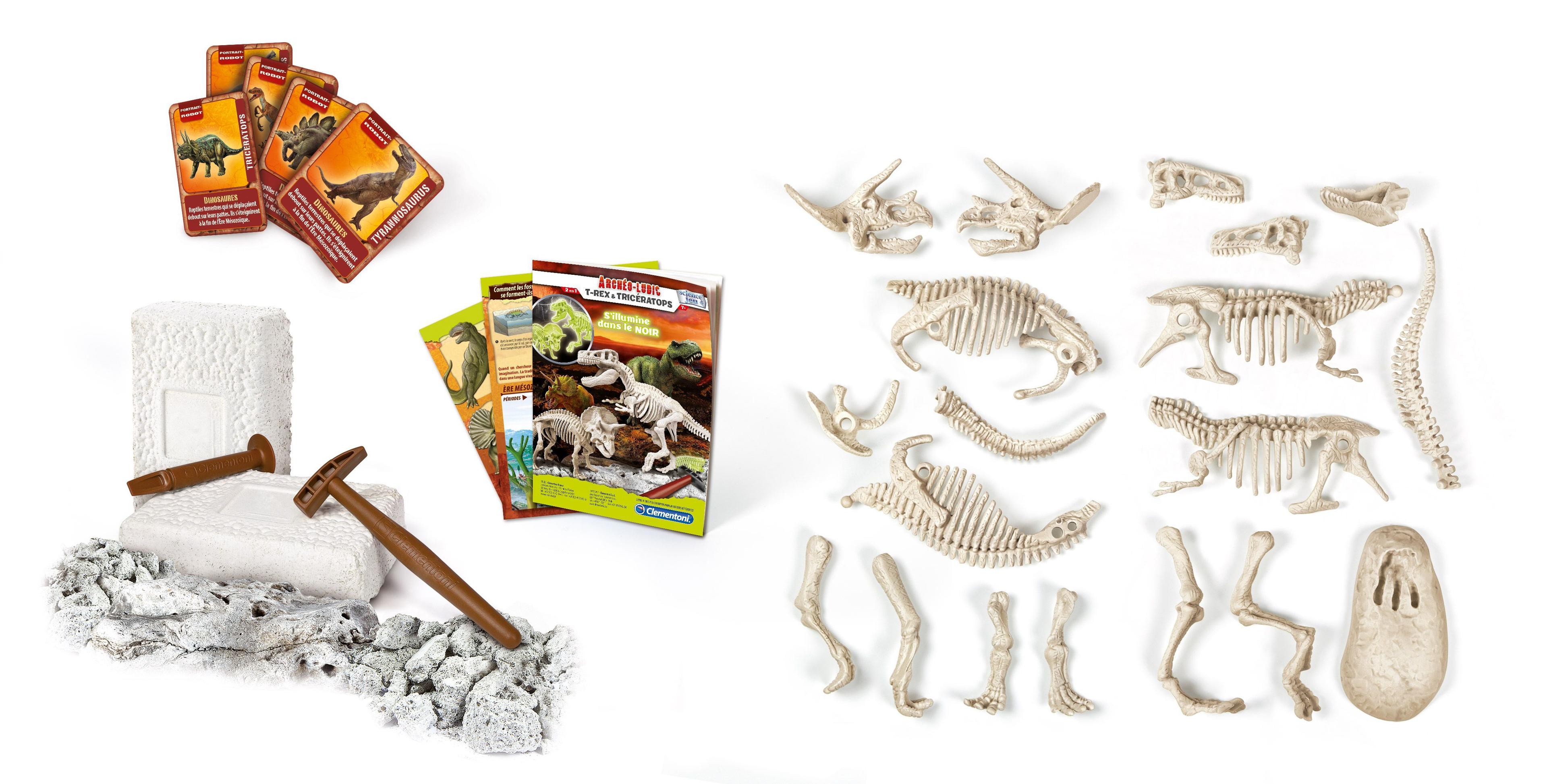 Dinosaurio Rex y Triceratops-2