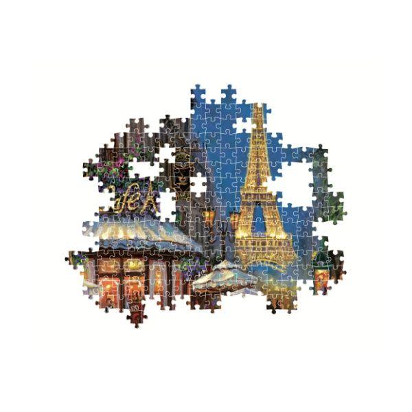 Puzzle 500 piezas Noche en el Cafe Eiffel Compact-2