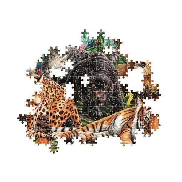 Puzzle 500 piezas Felinos Compact-2
