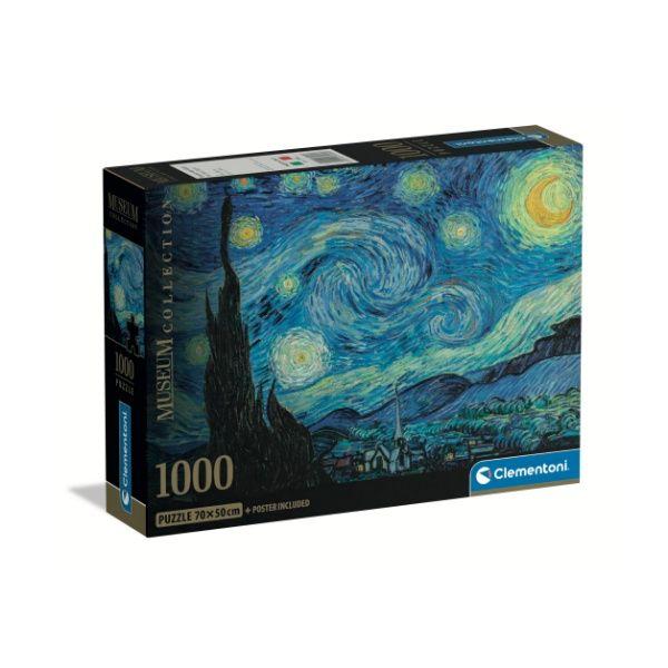 Puzzle 1000 piezas Museo Noche Estrellada V GOGH Compact-0