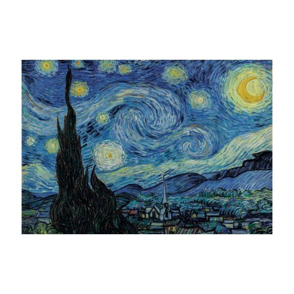 Puzzle 1000 piezas Museo Noche Estrellada V GOGH Compact-1