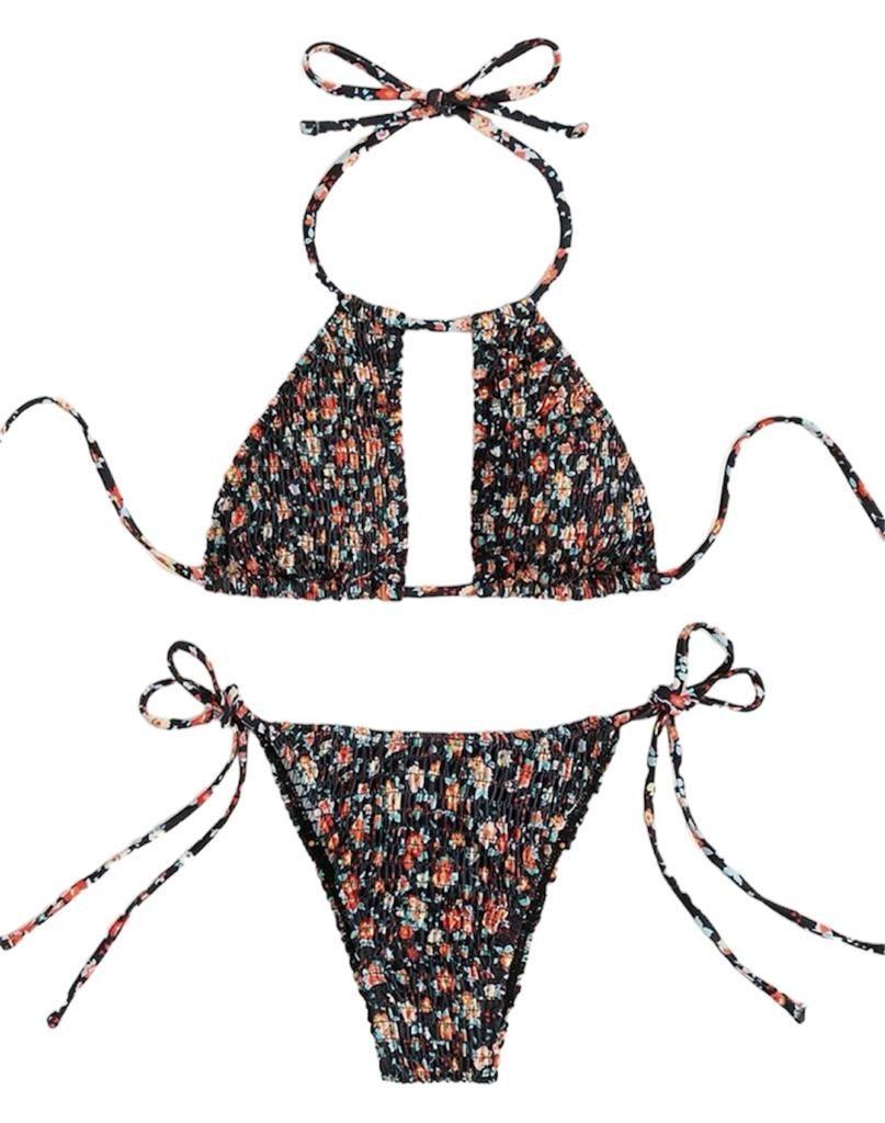 Traje de Baño Mujer Halter Fruncido-2