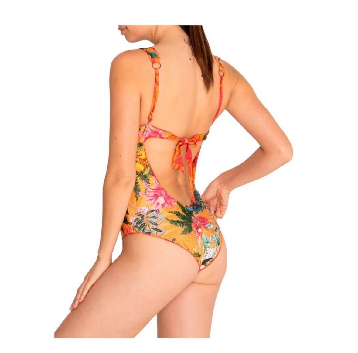 Traje De Baño Mujer Fibras Recicladas Reversible   Rockford-0