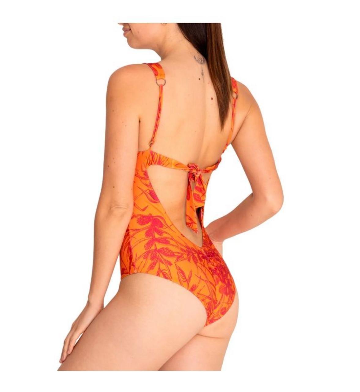 Traje De Baño Mujer Fibras Recicladas Reversible   Rockford-6