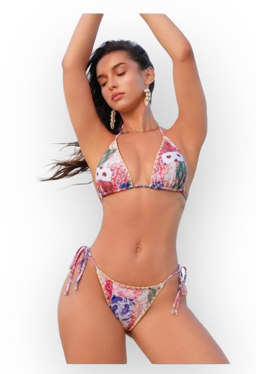 Traje de Baño Mujer Estampado Paisley-2