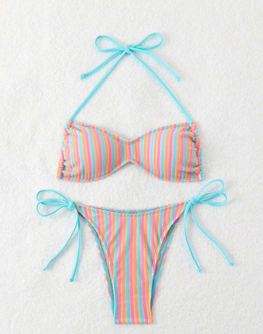 Traje de Baño Mujer Conjunto de Bikini-0