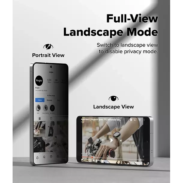 Lamina Pantalla Anti espia Ringke Galaxy S26 Ultra Pack 2UN-2