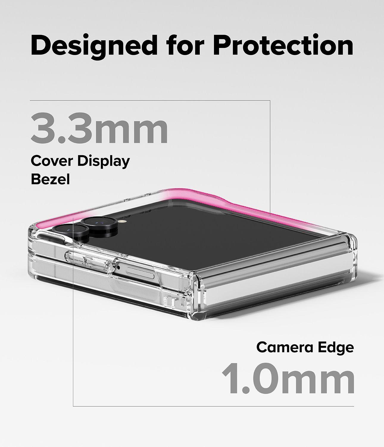 Carcasa Ringke Para Galaxy Z Flip 8 Fusion Flap Magnetic Clear-5