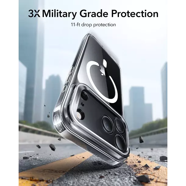 Carcasa ESR Para iPhone 17 Pro Hybrid Stash Stand-5