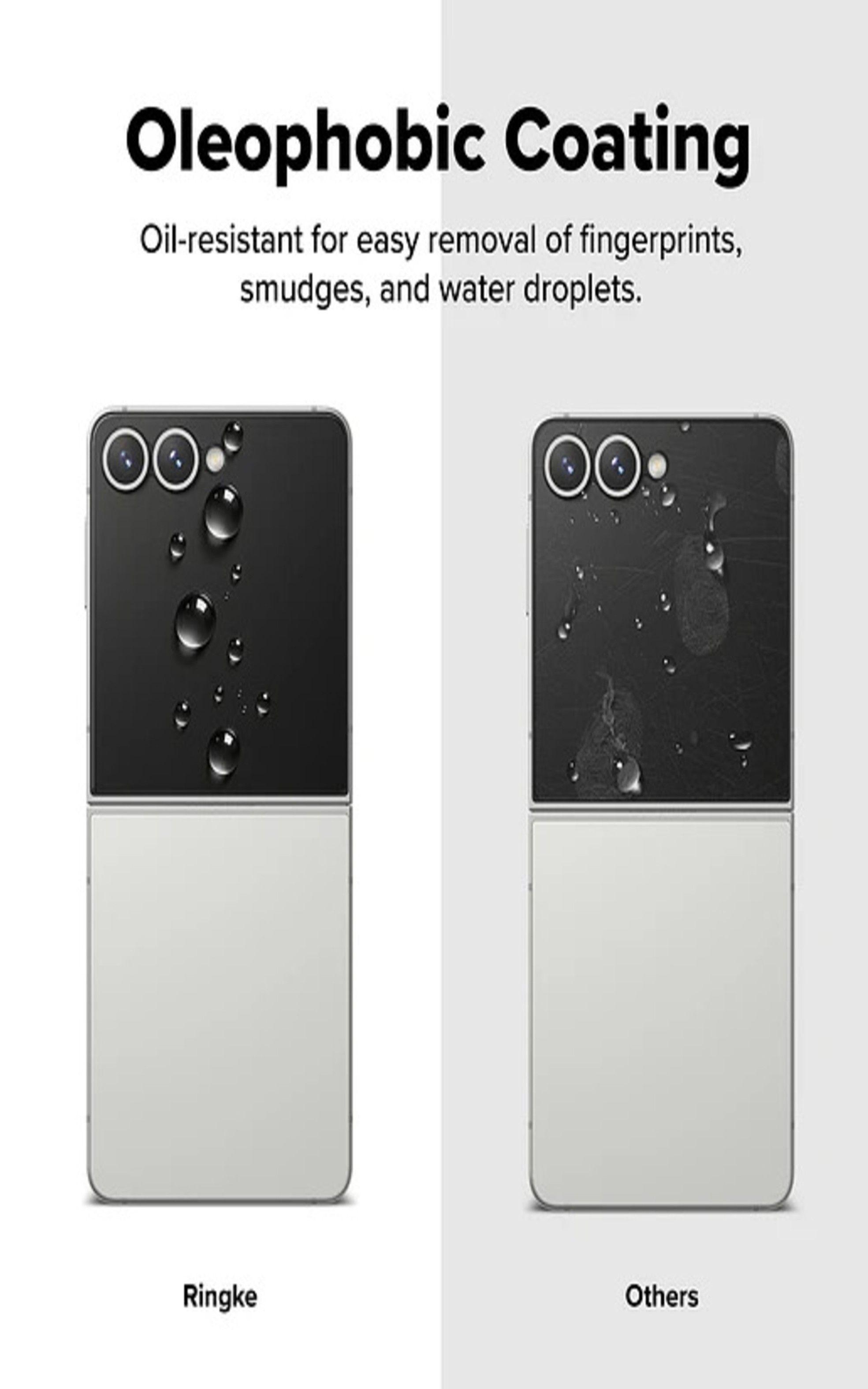 Lamina Protectora Ringke Para Galaxy Z Flip 7 3 en 1-1