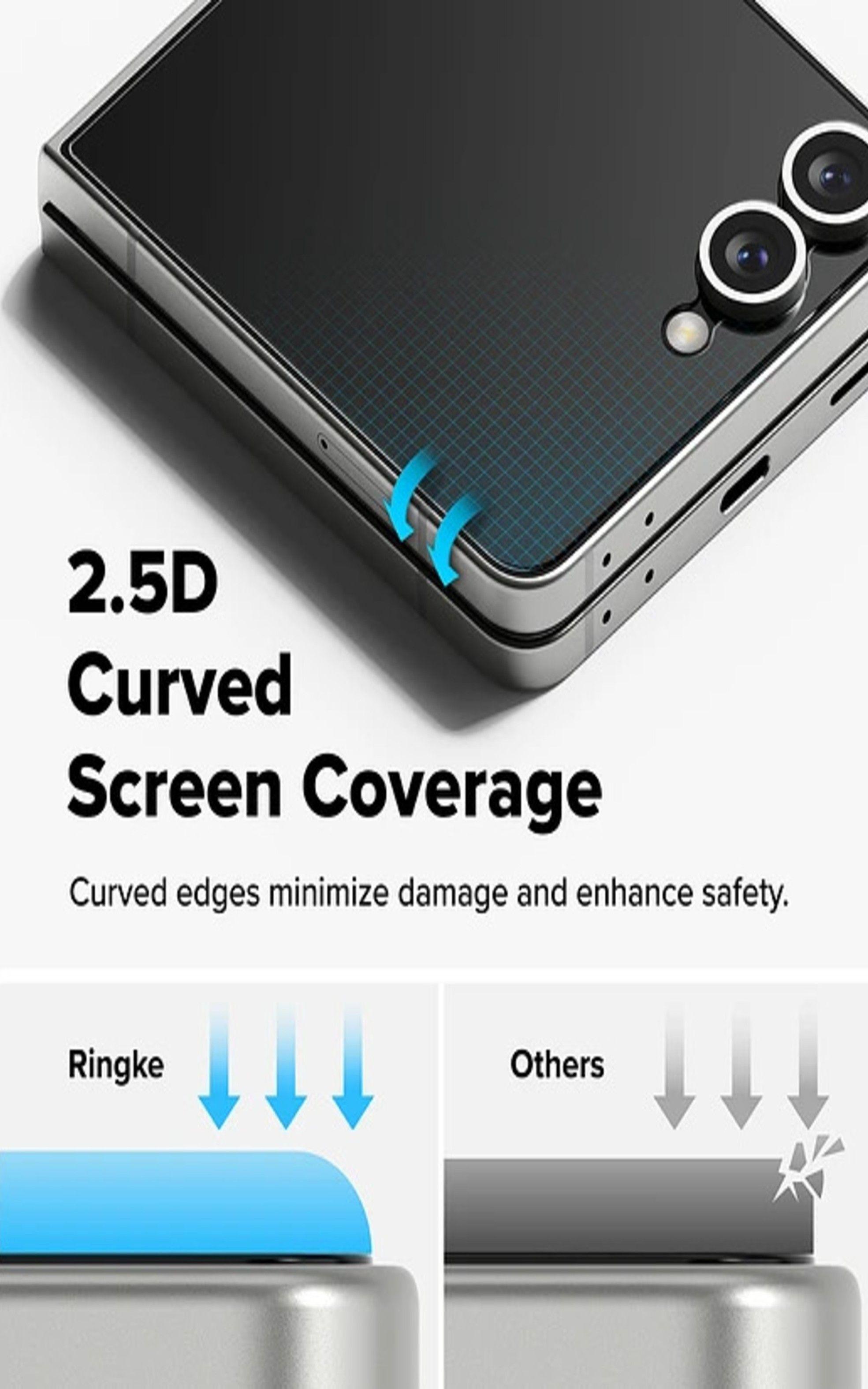 Lamina Protectora Ringke Para Galaxy Z Flip 7 3 en 1-6