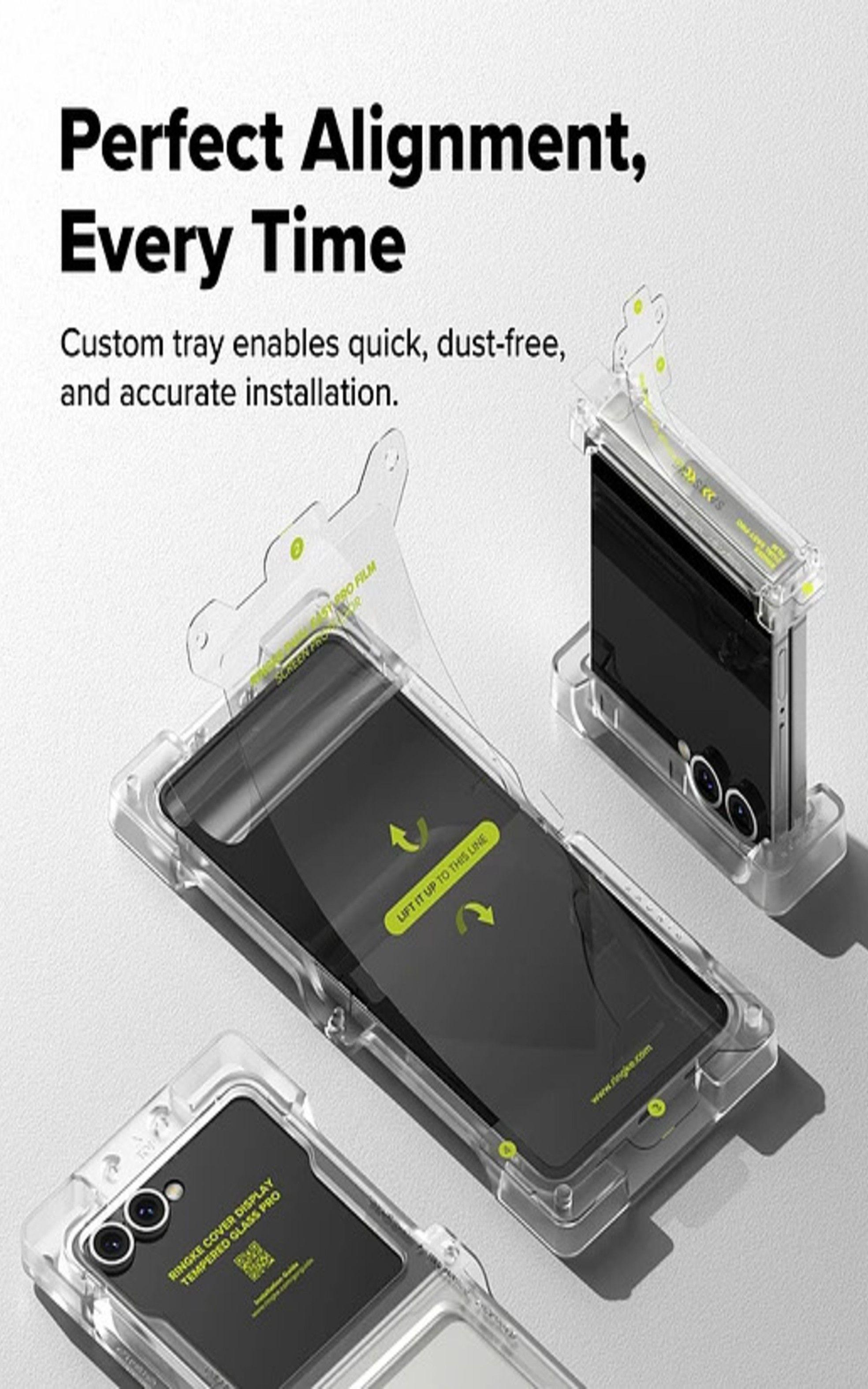Lamina Protectora Ringke Para Galaxy Z Flip 7 3 en 1-7
