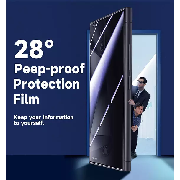 Lamina Protectora Pantalla Para S25 Ultra Anti Esp a Auto Instalable-2