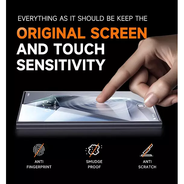 Lamina Protectora Pantalla Para S25 Ultra Anti Esp a Auto Instalable-4