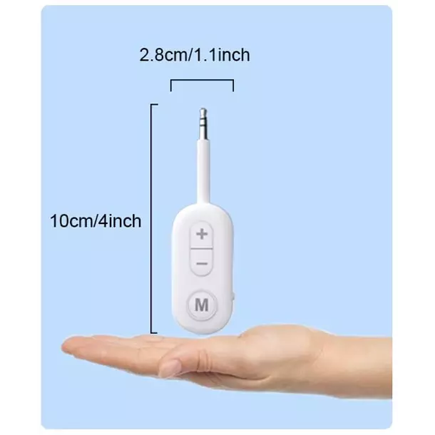 Adaptador Audifonos para Viaje Avion 3 5MM Blanco-4