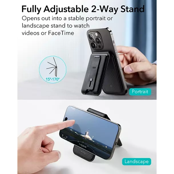 Tarjetero Magnetico Para iPhone ESR Geo Wallet Stand-3