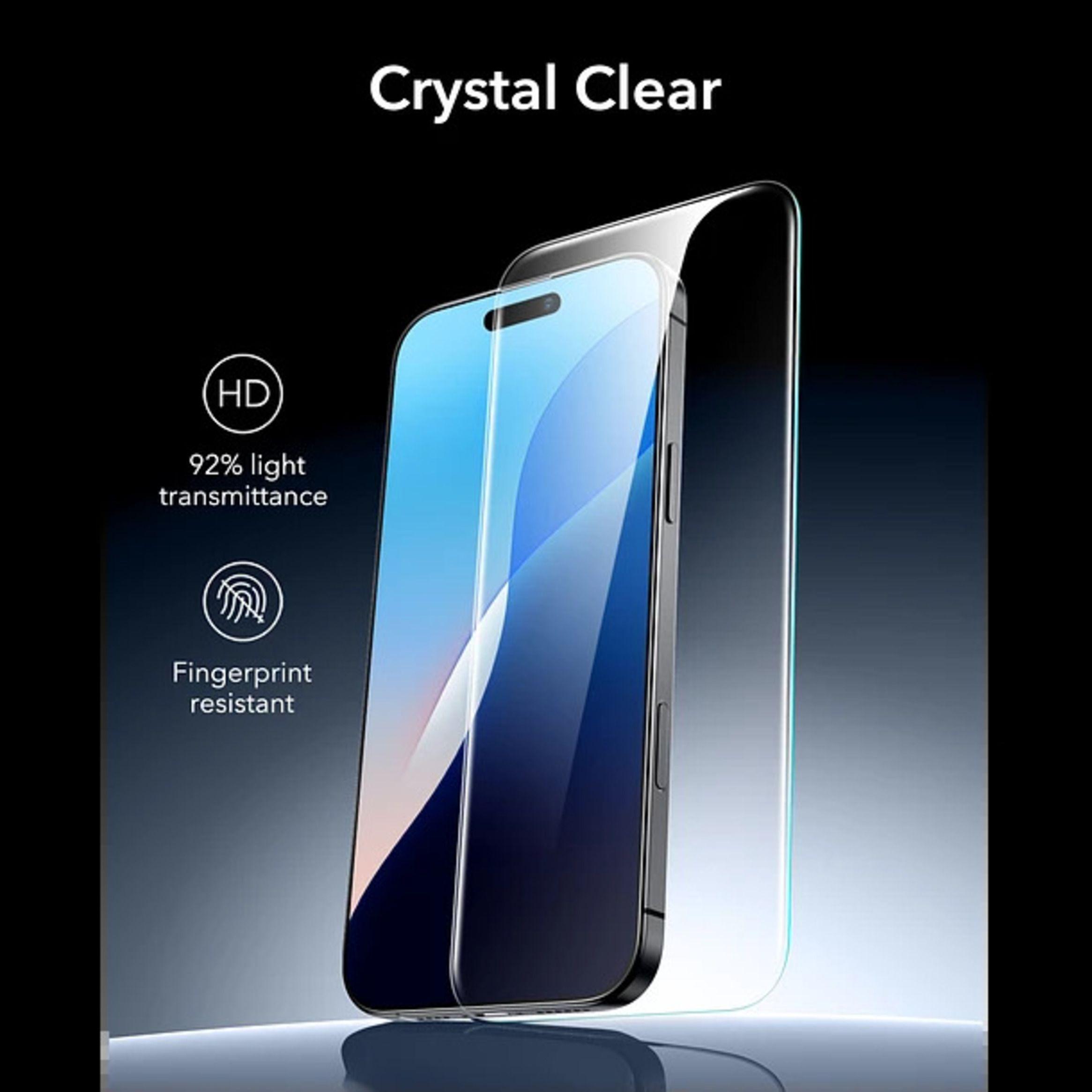 Mica Vidrio ESR Armorite Para iPhone 16 Pro-8