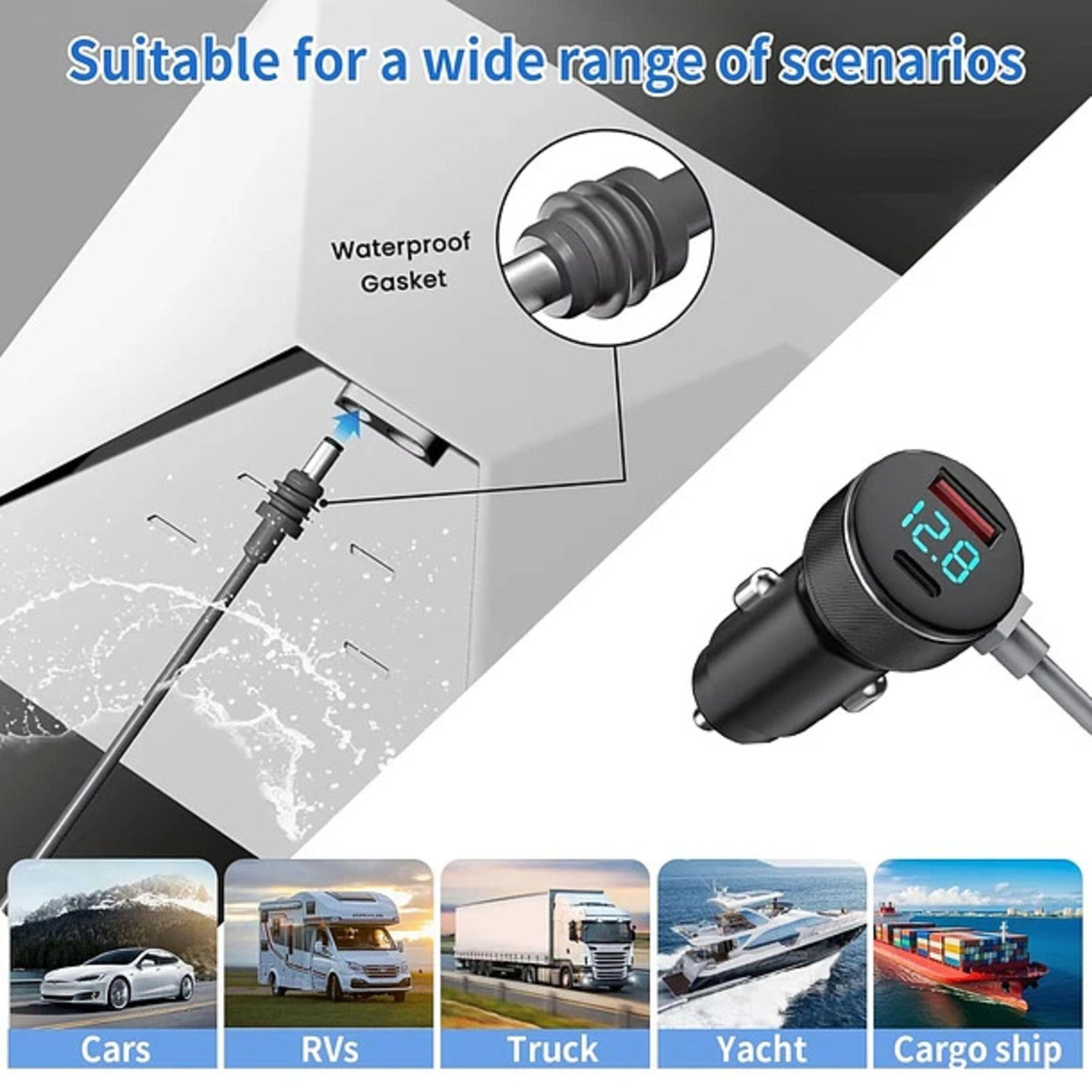 Cable de Carga DC Auto Para Starlink Mini 3 Metros-3