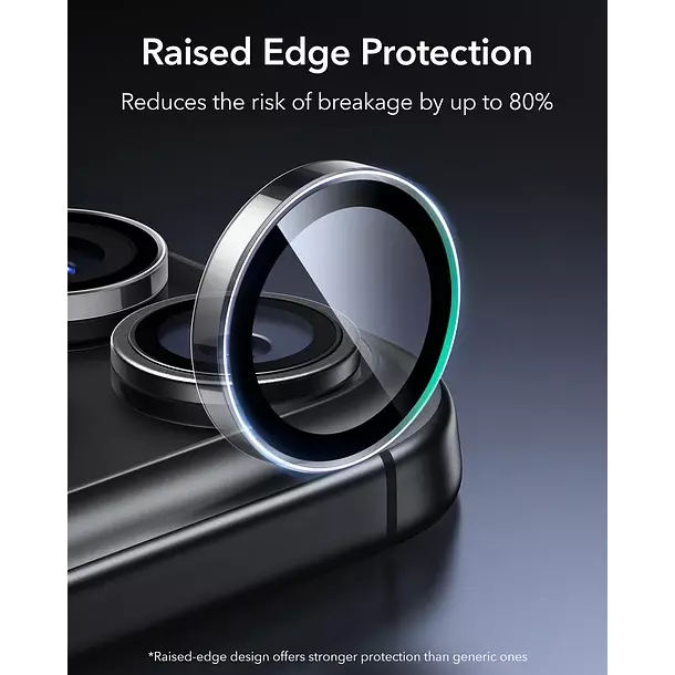 Protector Camara ESR Para iPhone 17 Pro 16 Pro 15 Pro 14 Pro Max-4
