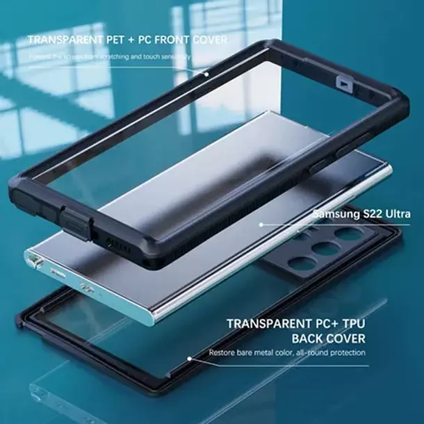 Carcasa Blindada Para Galaxy S24 Ultra Sumergible Waterproof-2