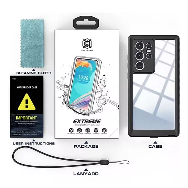 Carcasa Blindada Para Galaxy S24 Ultra Sumergible Waterproof-4