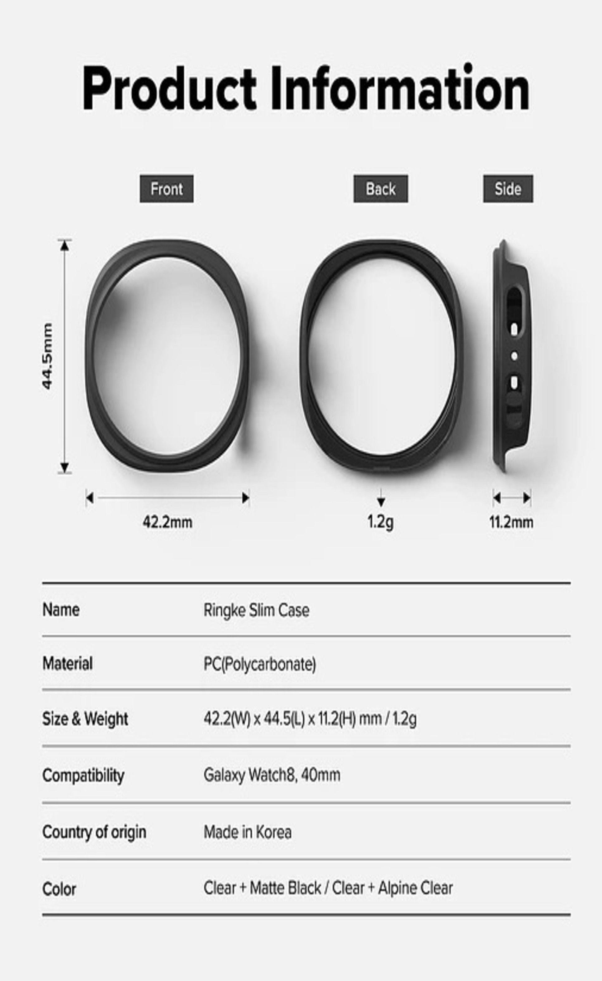 Carcasa Ringke Para Galaxy Watch 8 46mm Pack 2-7
