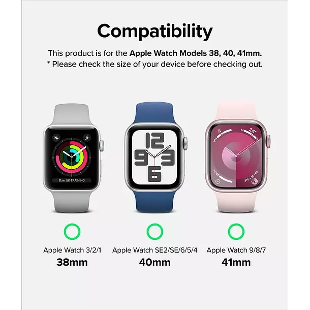 Correa Cuero Ringke Para Apple Watch 38 40 41 42mm One Slim-7