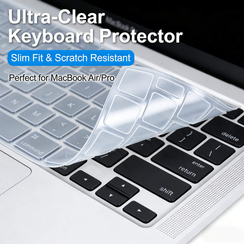 Protector Teclado Silicona Para Macbook Neo Air 13 6 M5 M4 M3 M2-4