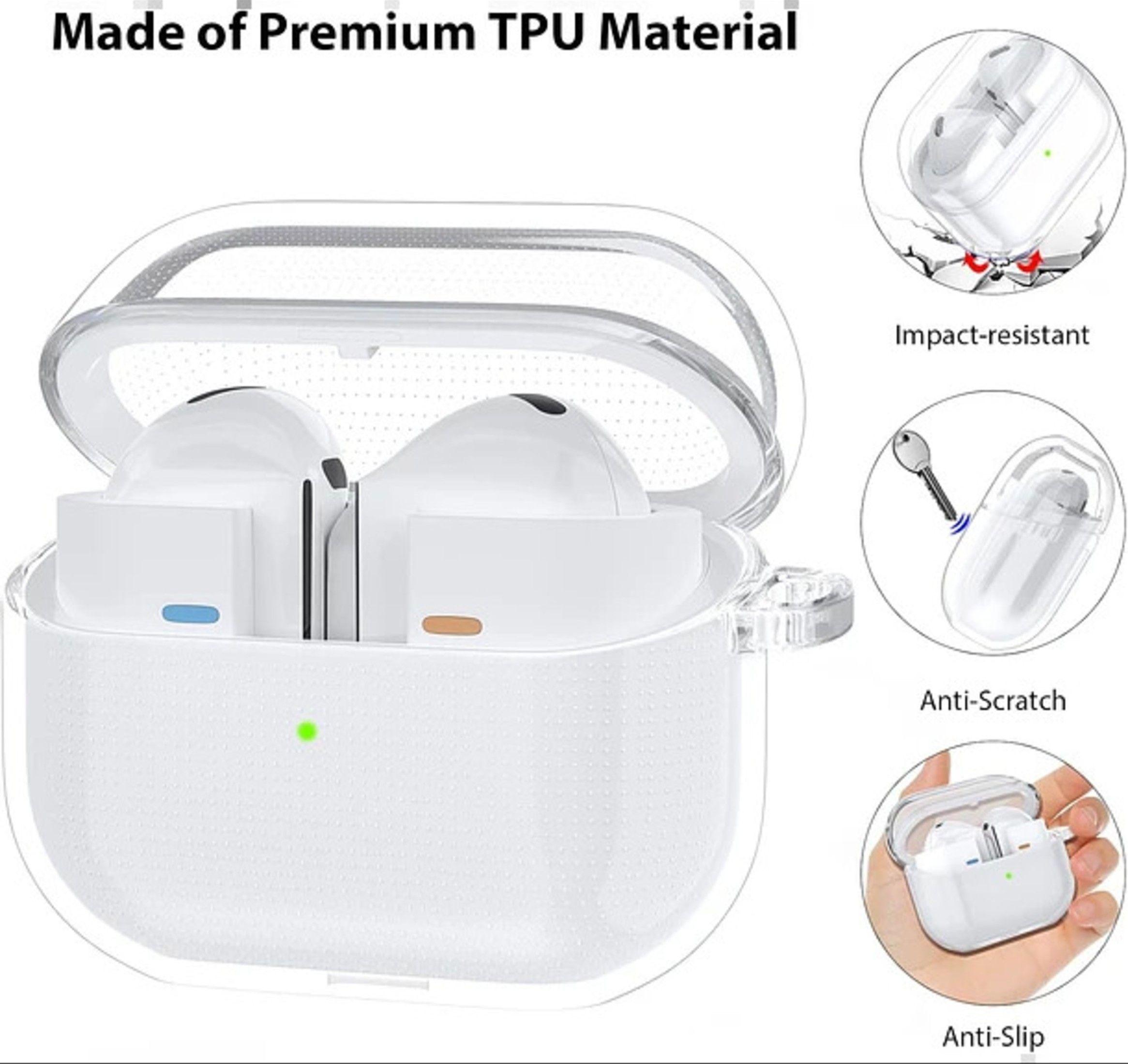 Carcasa Funda Para Galaxy Buds 3 Pro Galaxy Buds 3 FE Galaxy Buds 3 Transparente-5