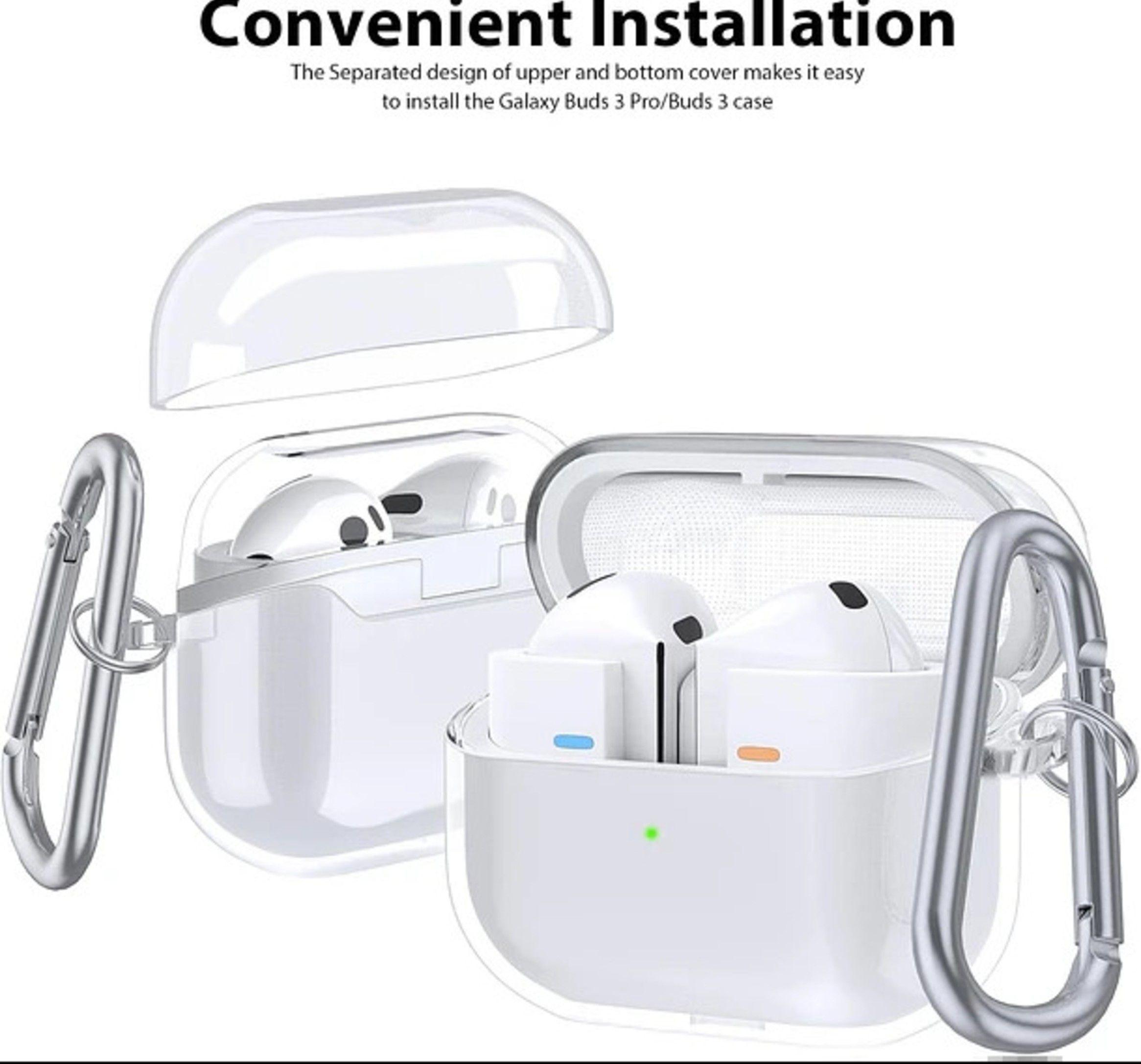 Carcasa Funda Para Galaxy Buds 3 Pro Galaxy Buds 3 FE Galaxy Buds 3 Transparente-6
