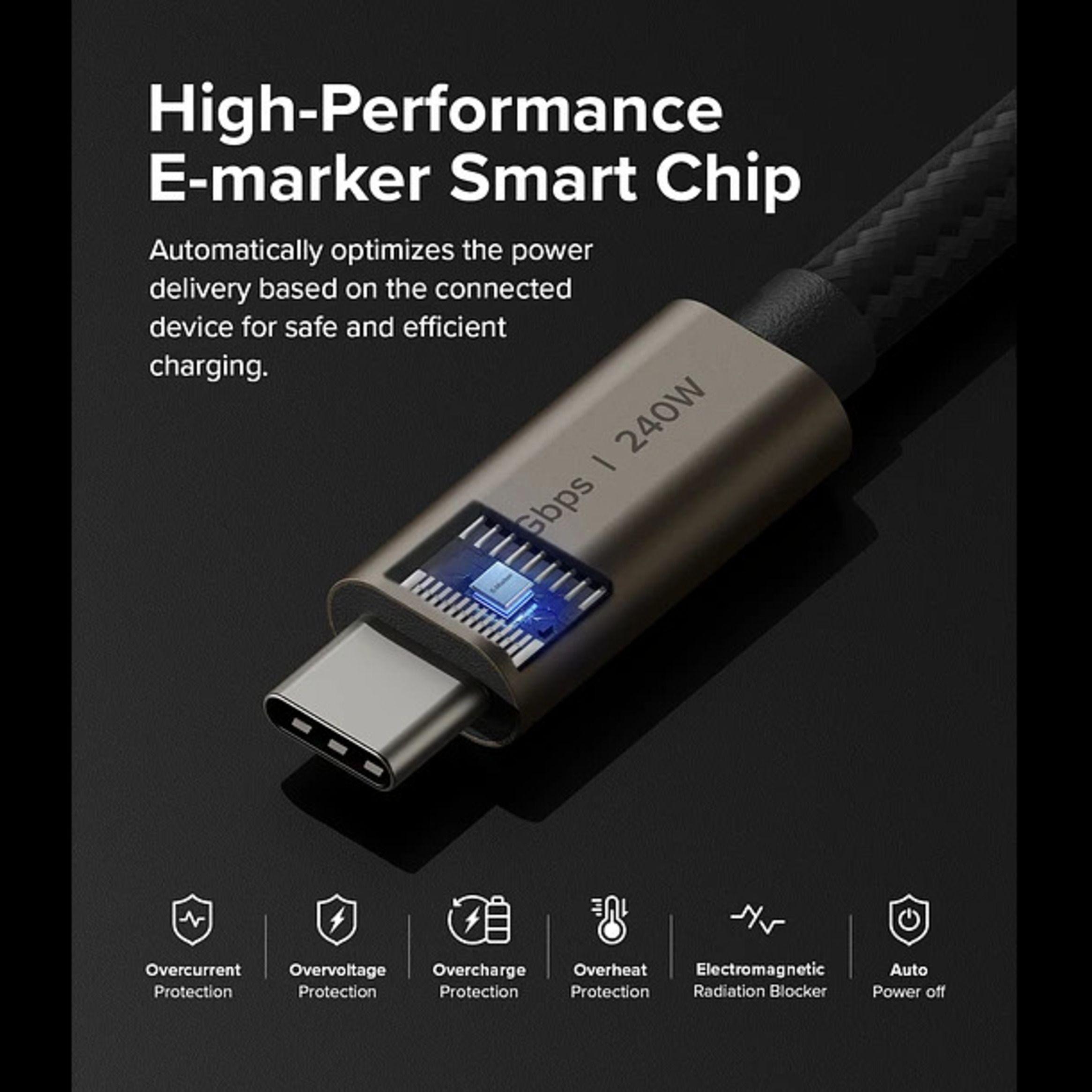 Cable Ringke USB 3 2 Gen 2x2 USB C 2m 240w-8