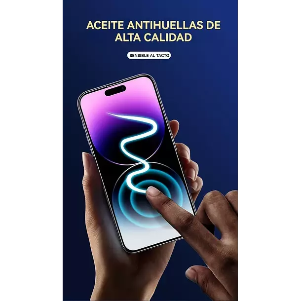 Lamina Pantalla Para iPhone 17 Pro Auto Instalable-9