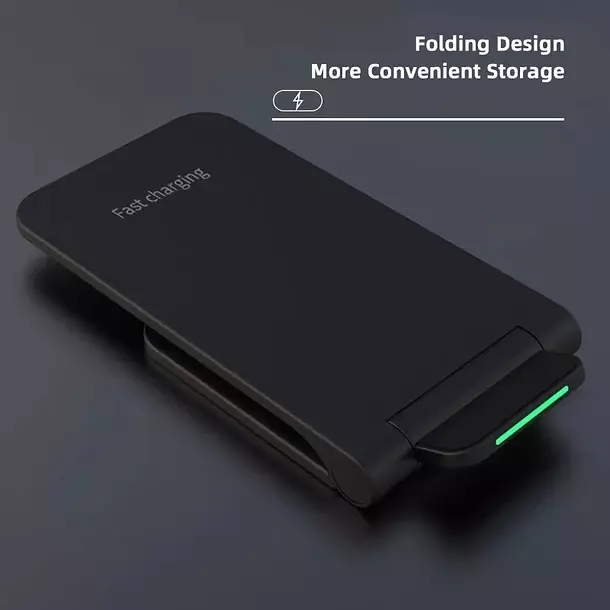 Cargador Inalambrico Carga Rapida Compatible con iPhone Samsung-5