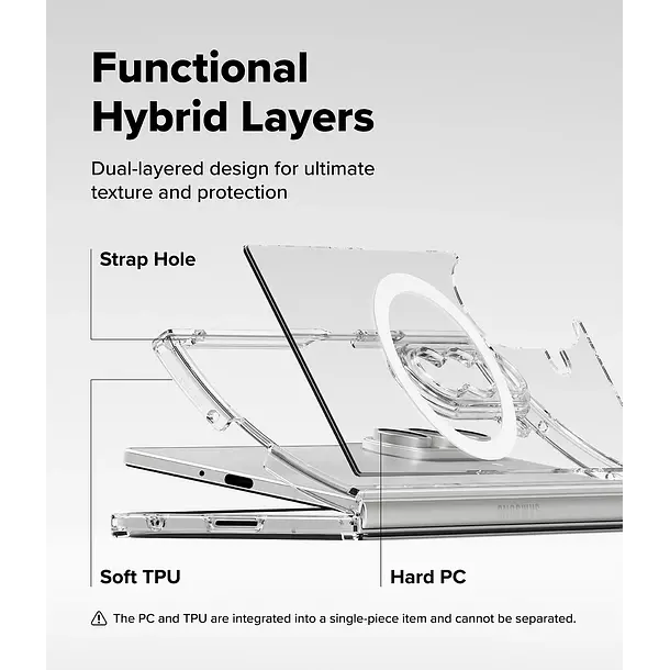 Carcasa Ringke Para Galaxy Z Fold 7 Fusion Magnetic-5