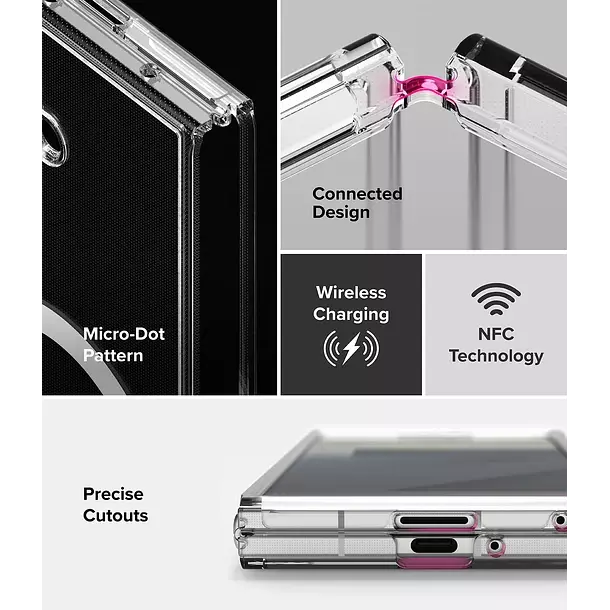 Carcasa Ringke Para Galaxy Z Fold 7 Fusion Magnetic-6