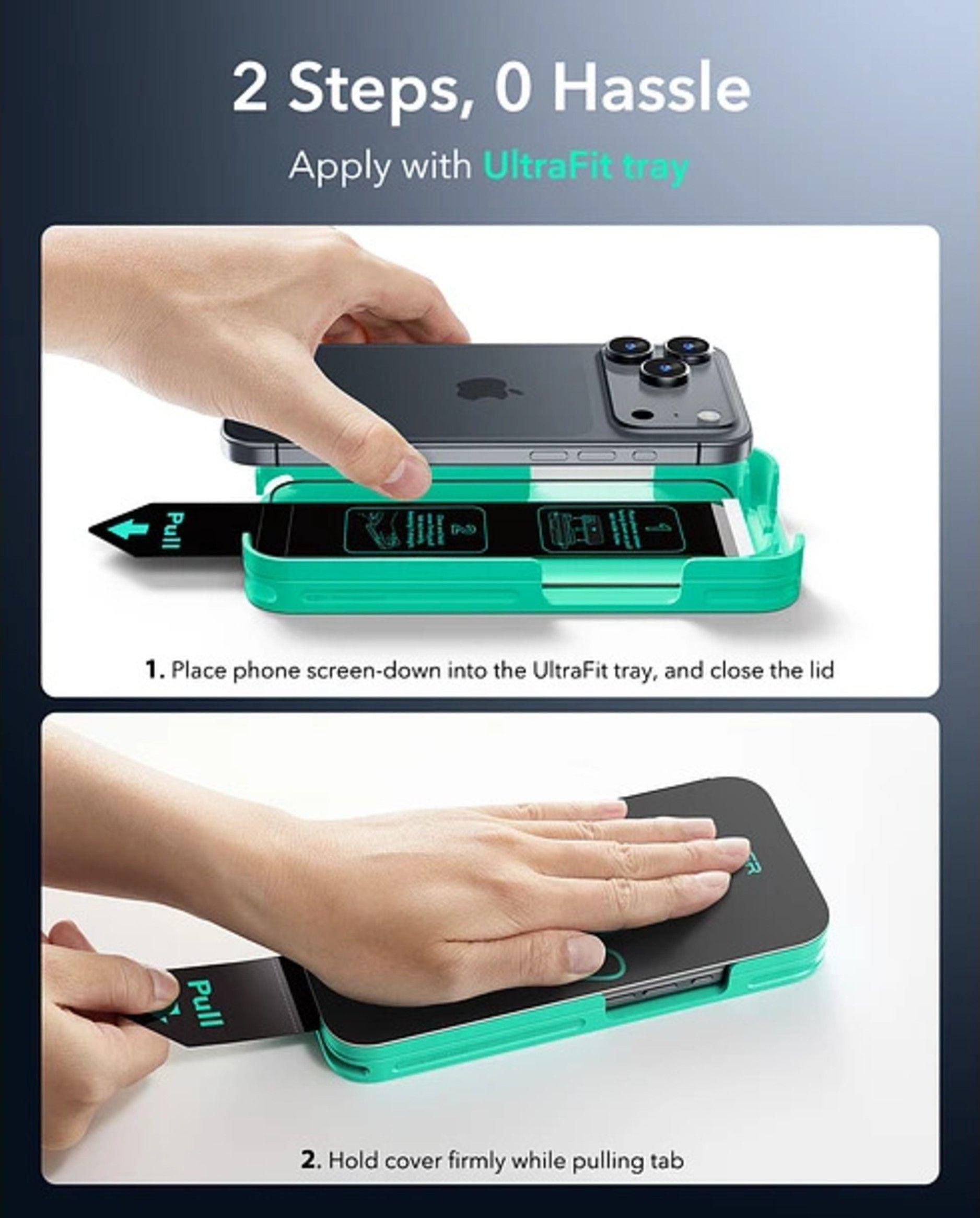 Lamina Mica Pantalla ESR Para iPhone 17 Pro Max Armorite 2un-3