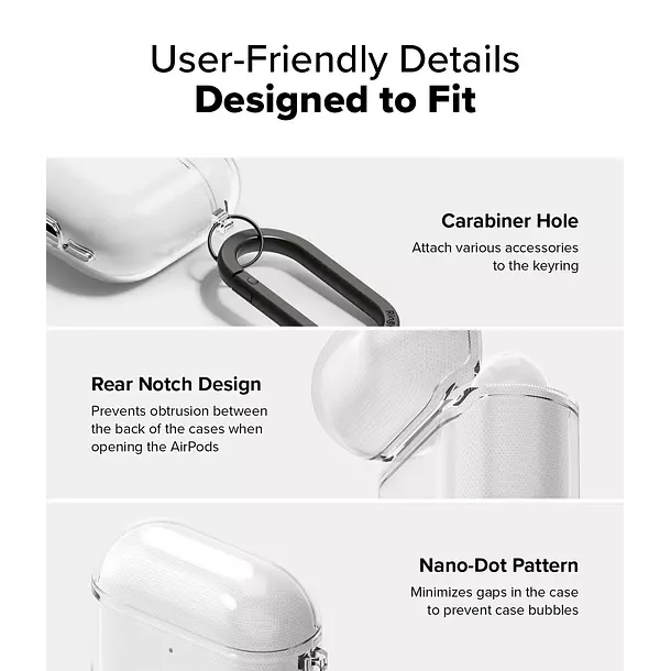 Carcasa Funda Ringke Para AirPods 4 Air-6
