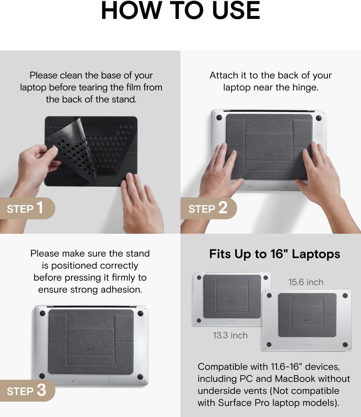 Soporte MOFT Invisible para MacBook Notebook-7