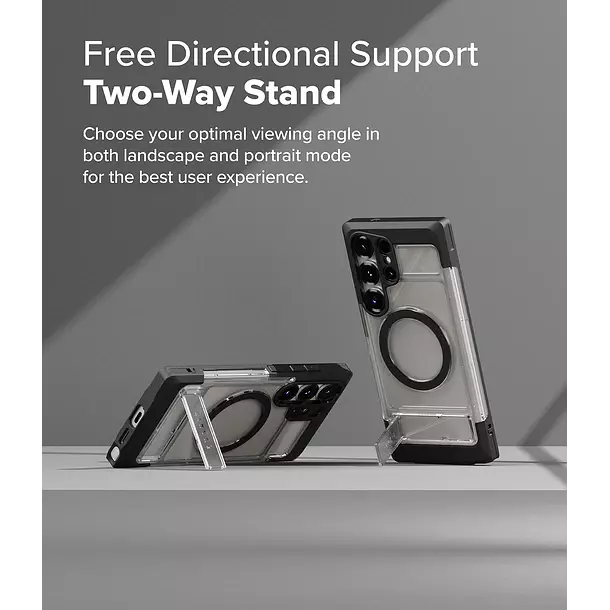 Carcasa Ringke Para S25 Ultra UX Magnetica Negro-3