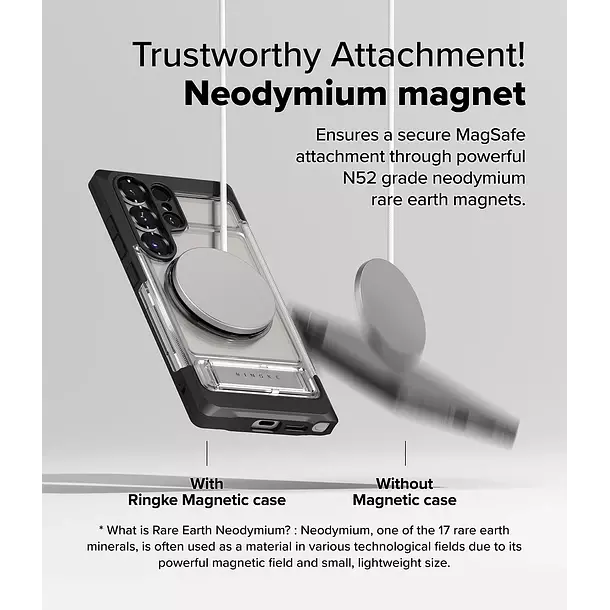 Carcasa Ringke Para S25 Ultra UX Magnetica Negro-6
