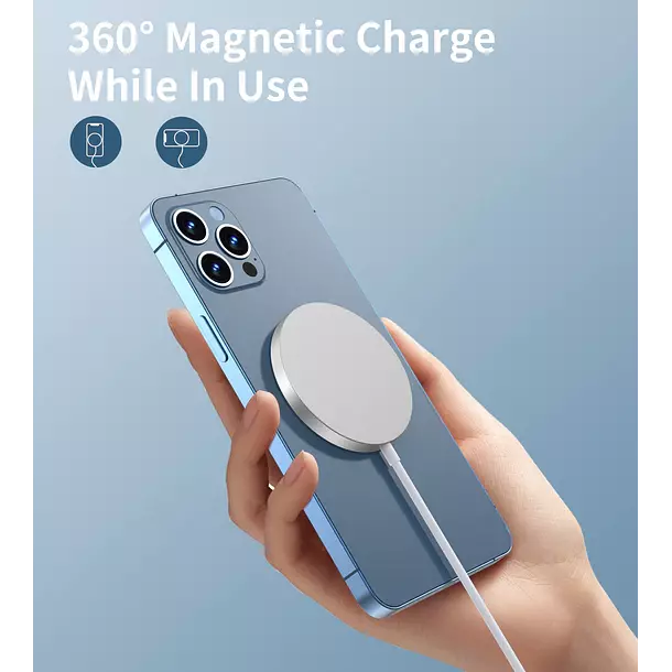Cargador Inalambrico Magnetico para iPhone 16 15 14 13 12 11-4